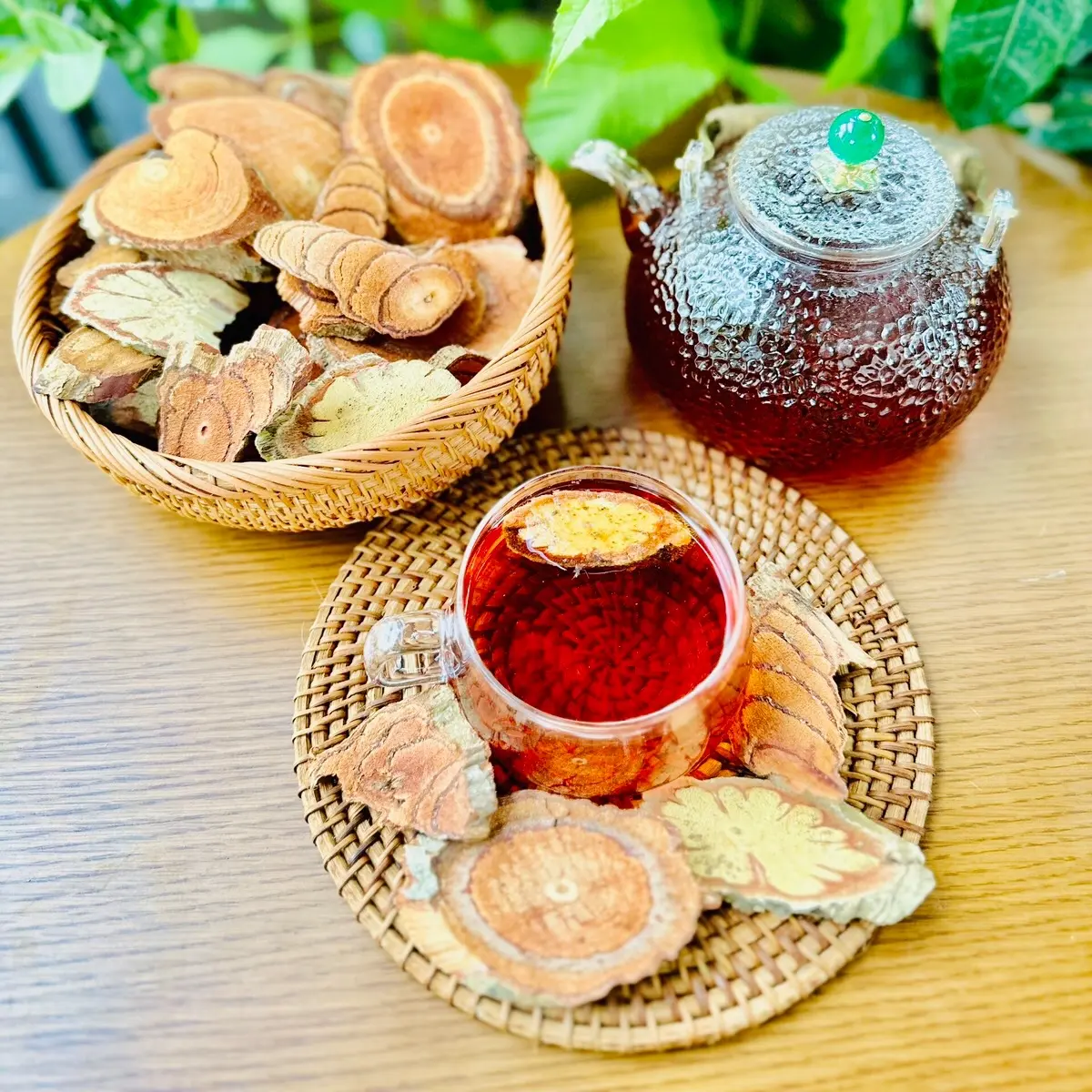 Ấm trà CỎ MÁU 4 VỊ (10 ấm dùng 30 ngày) Tea Nước Trà Chè