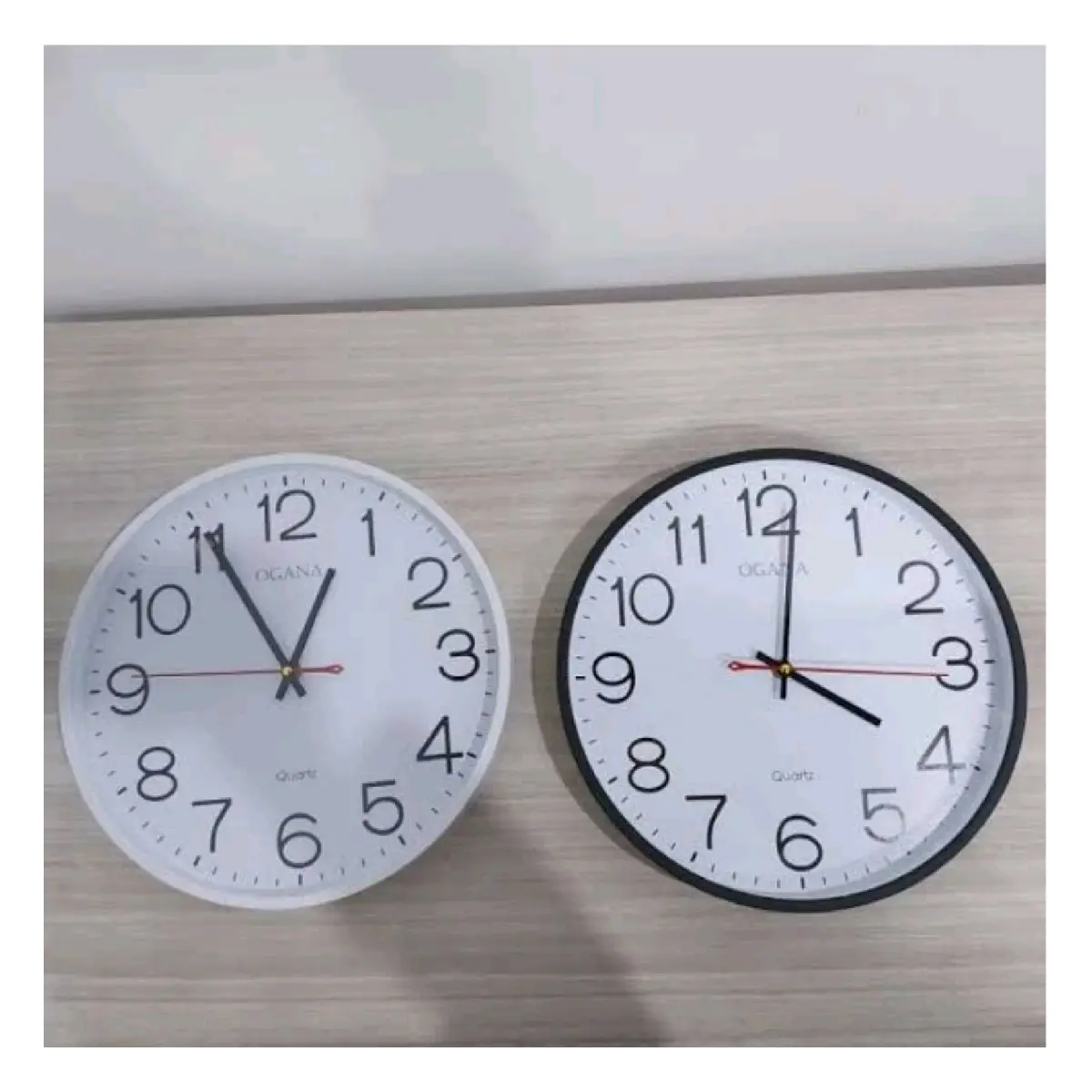 Jam Ogana Jumbo / Jam Dinding Ogana Polos Besar Jam dinding bulat kaca  Hadiah  Kado