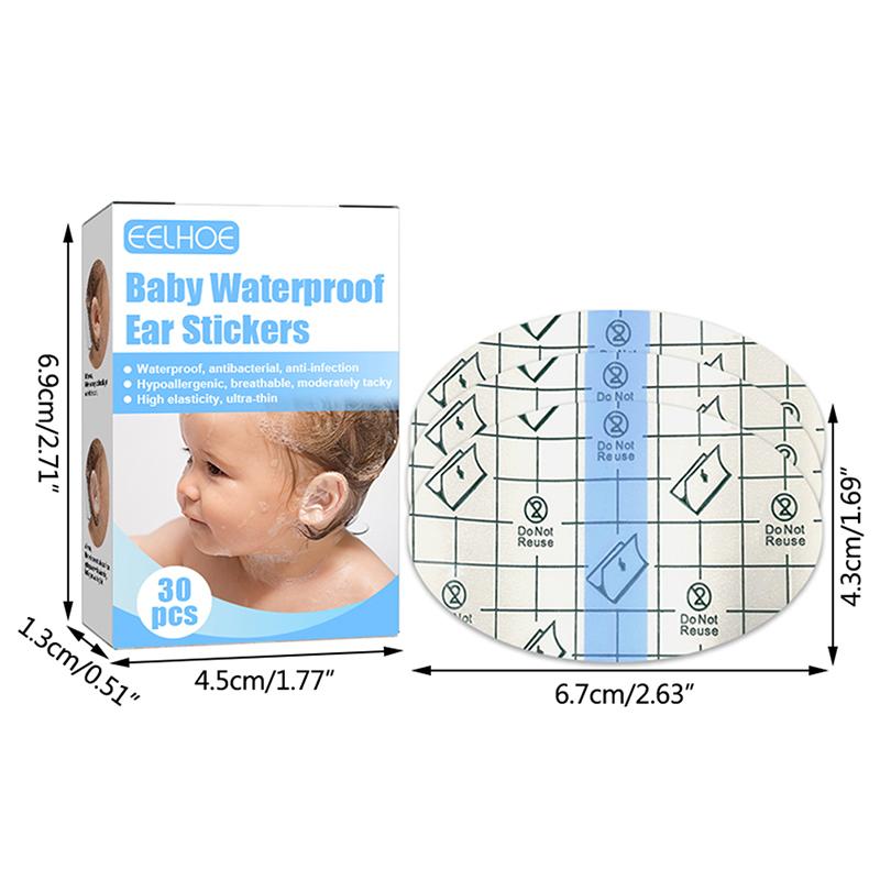 Product Introduction of Miếng Dán Tai Cho Trẻ Sơ Sinh, 30 Miếng, Không Thấm Nước, Cho Gia Đình, Phòng Tắm, Phòng Tắm, Cho Trẻ Sơ Sinh, Cho Con Bú 18