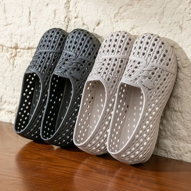 [Shop Hot] New Sandals Nurse Shoes Work Shoes Beach Shoes Non-Slip Comfortable Women'S Hole Soft Bottom Breathable Walking Shoes Lazy Shoes