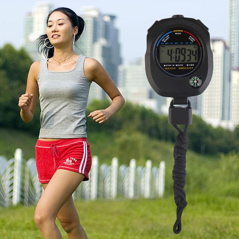 Product Introduction of Outdoor Sport Digital Professional Handheld LCD Chronograph Stop Stopwatch Watch Sports Timer I9R5 23
