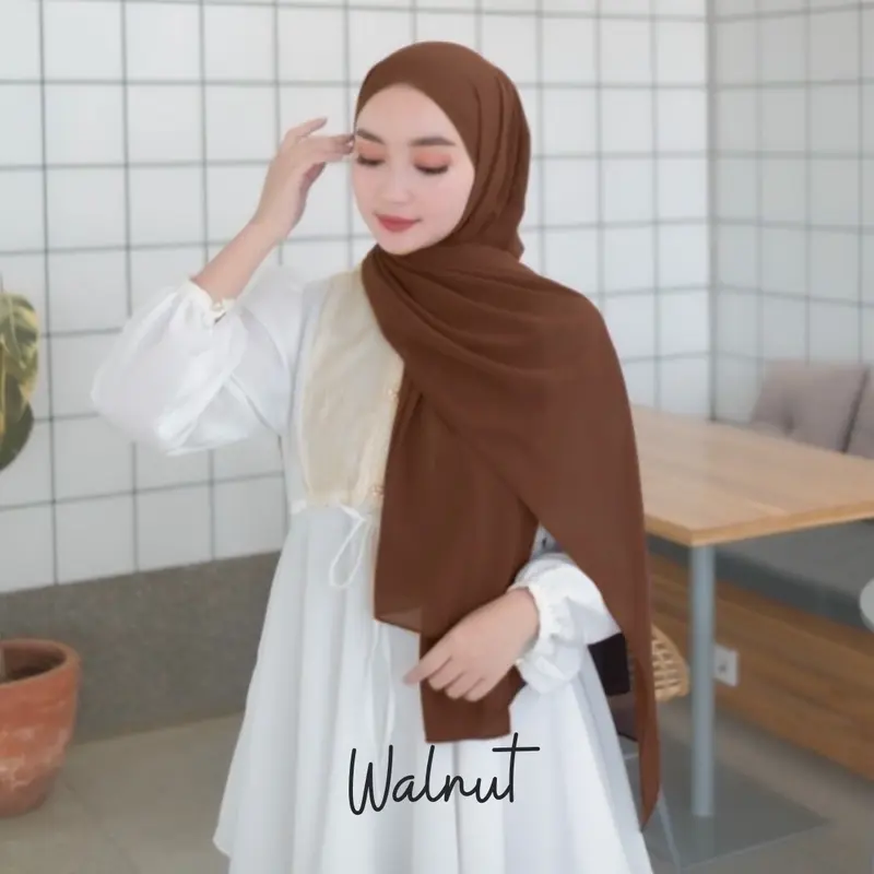 [COD] Pashmina Ceruty Babydoll 40 Warna | Hijab Jilbab Pasmina Muslim Wanita Kerudung 1