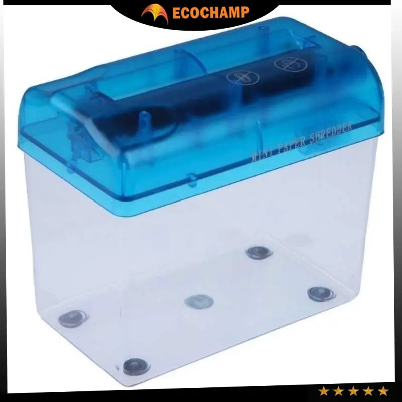 EcoChamp A4 / A6 Paper Cutter Office Operator Hand Shredder Hand Operated Manual Mini Paper Shredder For Home Office