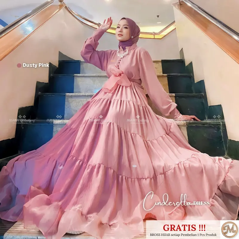 Cinderella Dress Gamis Gaun Viral Baju Kondangan Terlaris 0