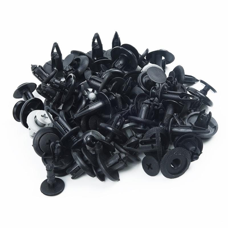 100pcs/Set Mixed Plastic Fastener Screw Rivets Clips Set For - TikTok ...