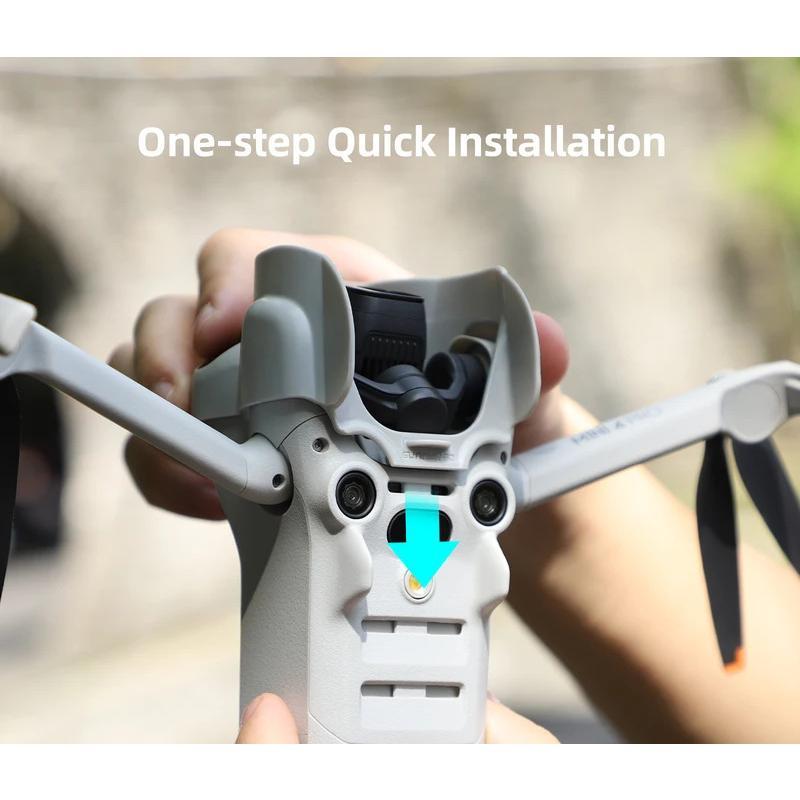 Nắp đậy ống kính cho Mini 4 Pro Nắp đậy ống kính chống chói Nắp đậy bảo vệ Gimbal Tấm che nắng Tấm che nắng cho Phụ kiện máy bay không người lái DJI Mini 4 Pro 3
