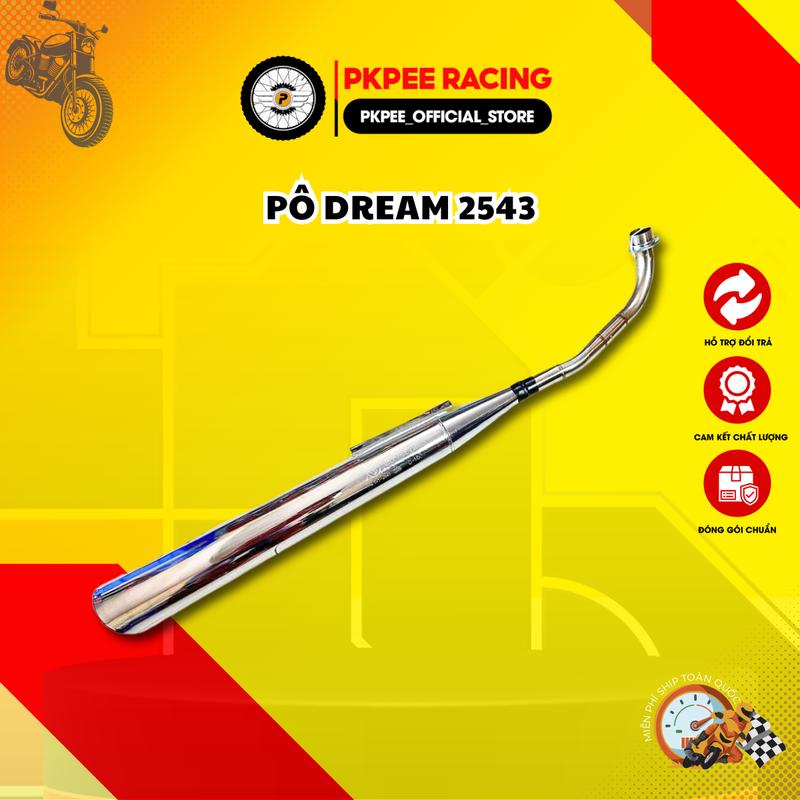 Pô Dream 2543 1985 Êm Hơi Thiết Kế Chuẩn Sài Gòn Gắn Cho Dream Việt Dream Thái Phụ Kiện Xe Máy PKPEE
