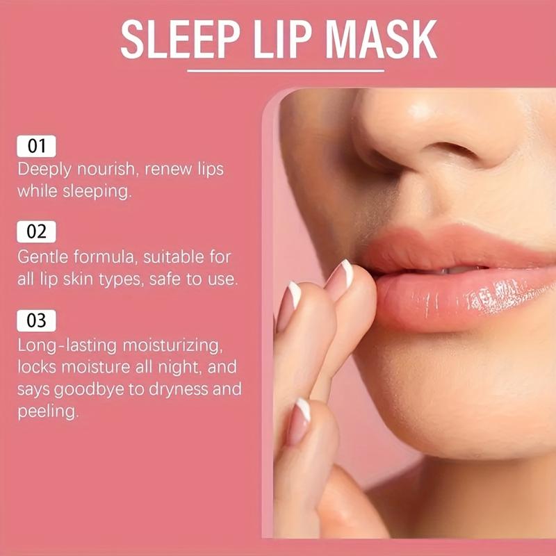 30g Large Capacity CollagenPlump - Revitalizes and Repairs Dry, Cracked Lips - Moisturizing Night Care Lip Mask 6