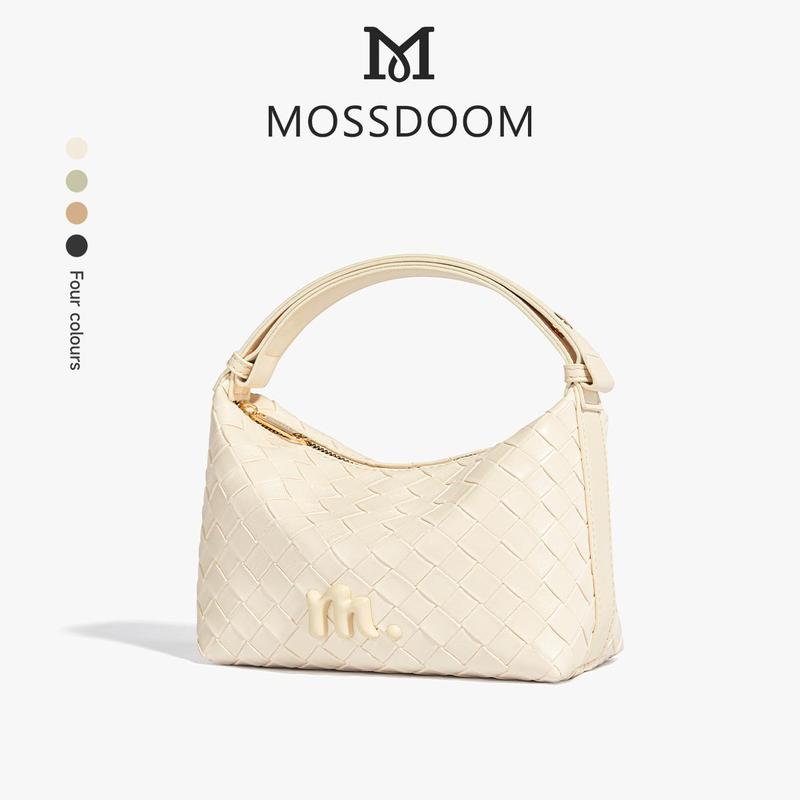 MOSSDOOM Celestia Bag 2024 Túi xách đeo vai họa tiết dệt mới đơn giản và thời trang