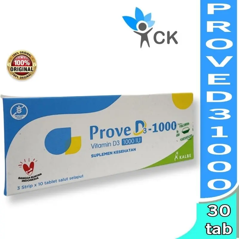 PROVE D3 1000 BOX ISI 30 suplemen kesehatan vitamin d