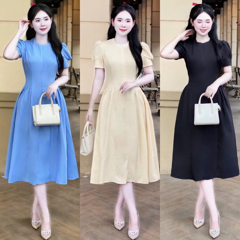 [DEAL ĐỘC QUYỀN] FREESHIP Váy thiết kế EllY N017 dành cho nữ thiết kế dây kéo mở sang chảnh thời trang phù hợp đi làm chơi đi dự tiệc có đủ size Váy nữ S-M-L-XL Dress Women