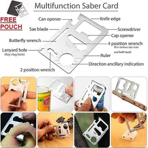 Survival Tools 11 in 1 Alat Serba Guna