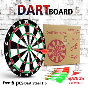 SPEEDS DART GAME BESAR 17 Inch Papan Dart Panahan Dinding Board busur lemparan Besar - Mainan Olahraga 004-3