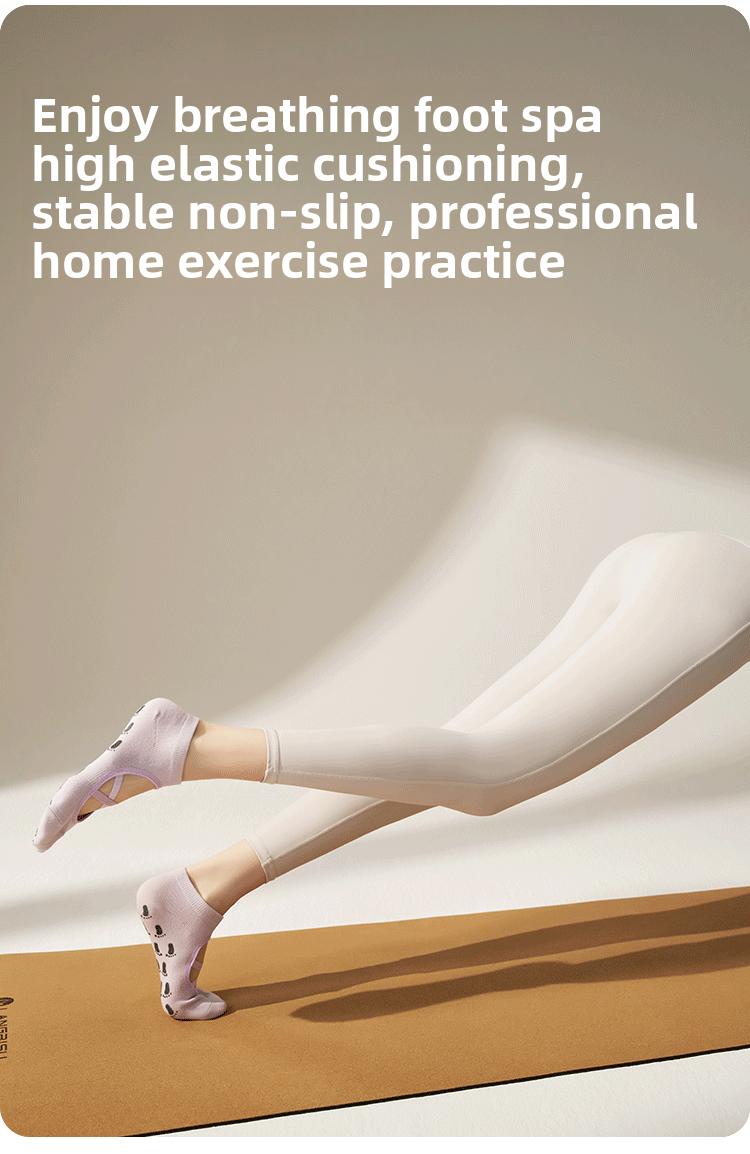 Product Introduction of Yoga Non-Slip Socks for Women Professional Training Breathable Sweat-Absorbing Non-Slip Pilates Yoga Socks 18
