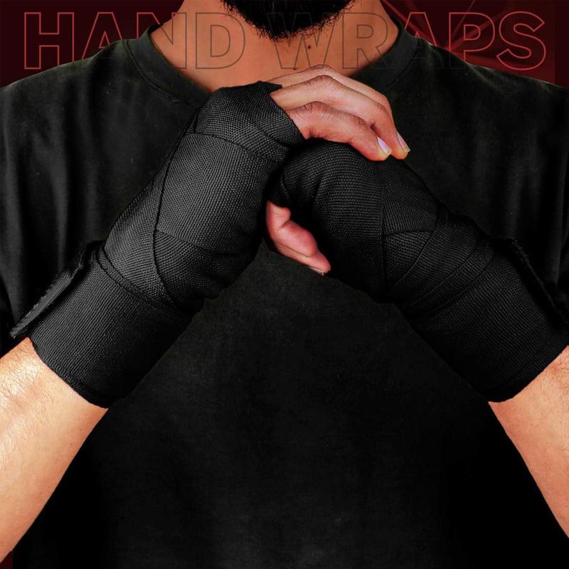 Product Introduction of Boxing Hand Wrap, 1 Pair Professional Boxing Hand Wrap, Wrist Straps, Hand Protector for Women & Men, Martial Arts, Karate, MMA Training 4