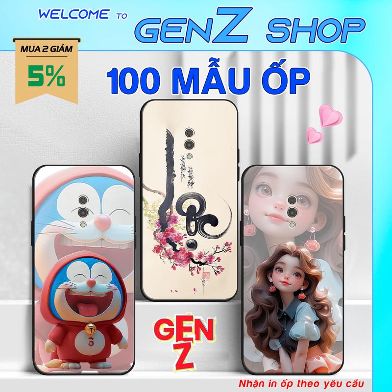 Ốp dẻo cho OPPO K3 / Realme X dùng chung - 100 mẫu Ốp lưng điện thȯại TPU bảo vệ camera GenZ Shop Silicon