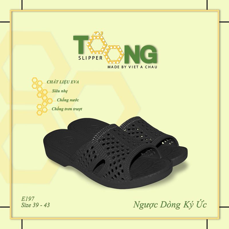  Dép tổ ong ĐEN nhựa EVA siêu bền siêu nhẹ chống trơn trượt đế dày  FORM LỚN ĐẶT LÙI 1-2 SIZE  Dép Nam Nữ Nhiều Màu Sắc 