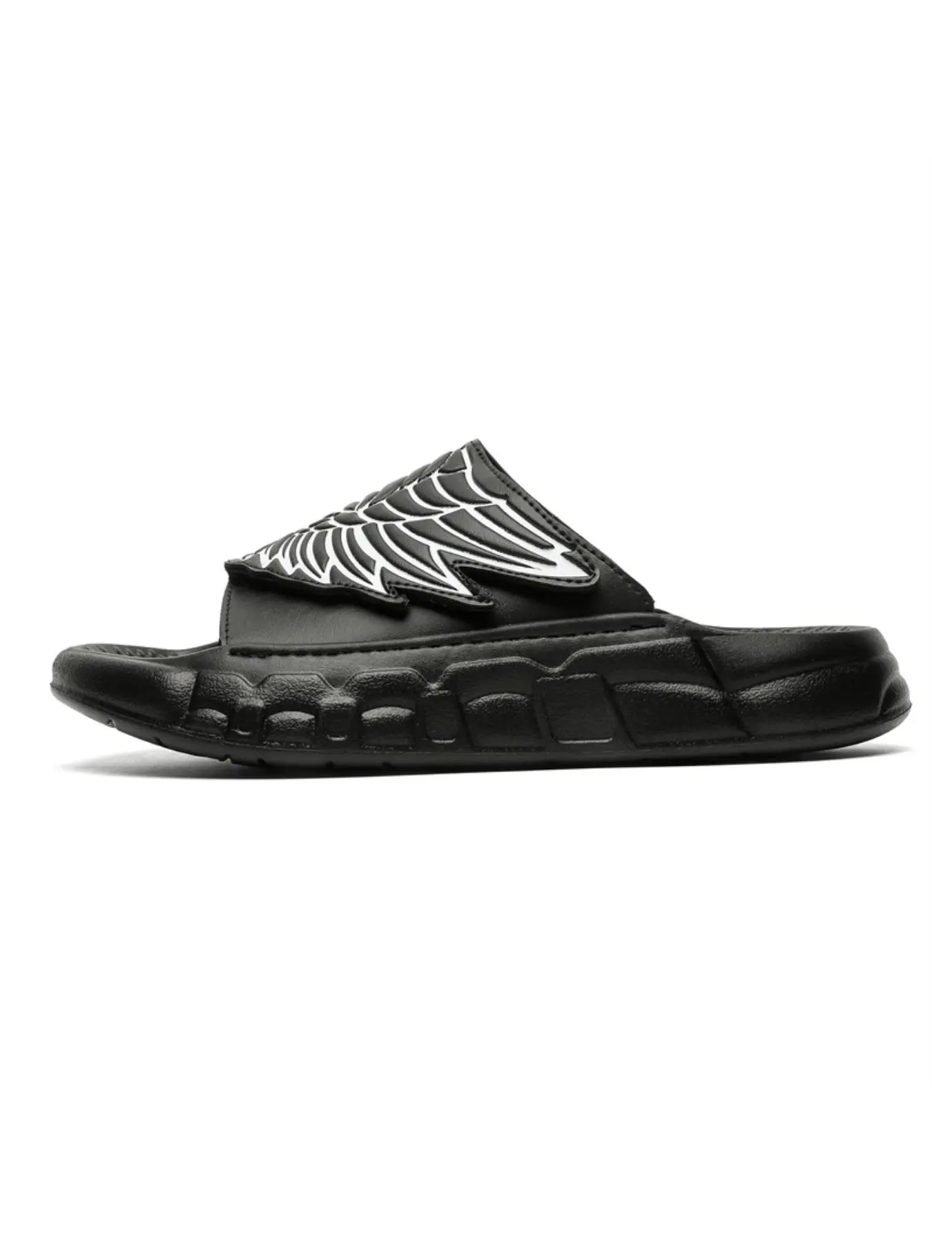 Men's Wing Pattern Slides, Casual Comfortable Breathable Slippers for Summer, Soft Non-slip Slippers for Indoor & Outdoor Wear, Boy