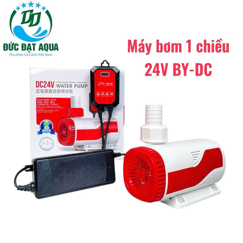 ￼Máy bơm Baoyu BY-DC điện 1 chiều 24v an toàn, chống giật bảng điều khiển 12 chế độ, cho bể cá cảnh( bảo hành 1 năm )