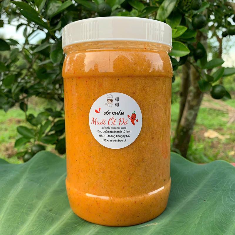 Hũ 1kg - Sốt chấm hải sản đồ nướng thịt luộc...- Nước Sốt Gia Vị Chua vn hủ xốt nấu ăn sotthai tron nước chấm hột vịt lộn