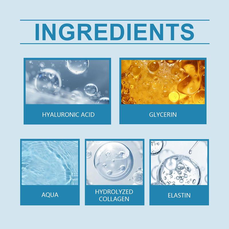 Product Introduction of Hyaluronic Acid Face Serum, Moisturizing & Nourishing Facial Essence, Hydrating Facial Serum, Face Serum for Women & Men 8
