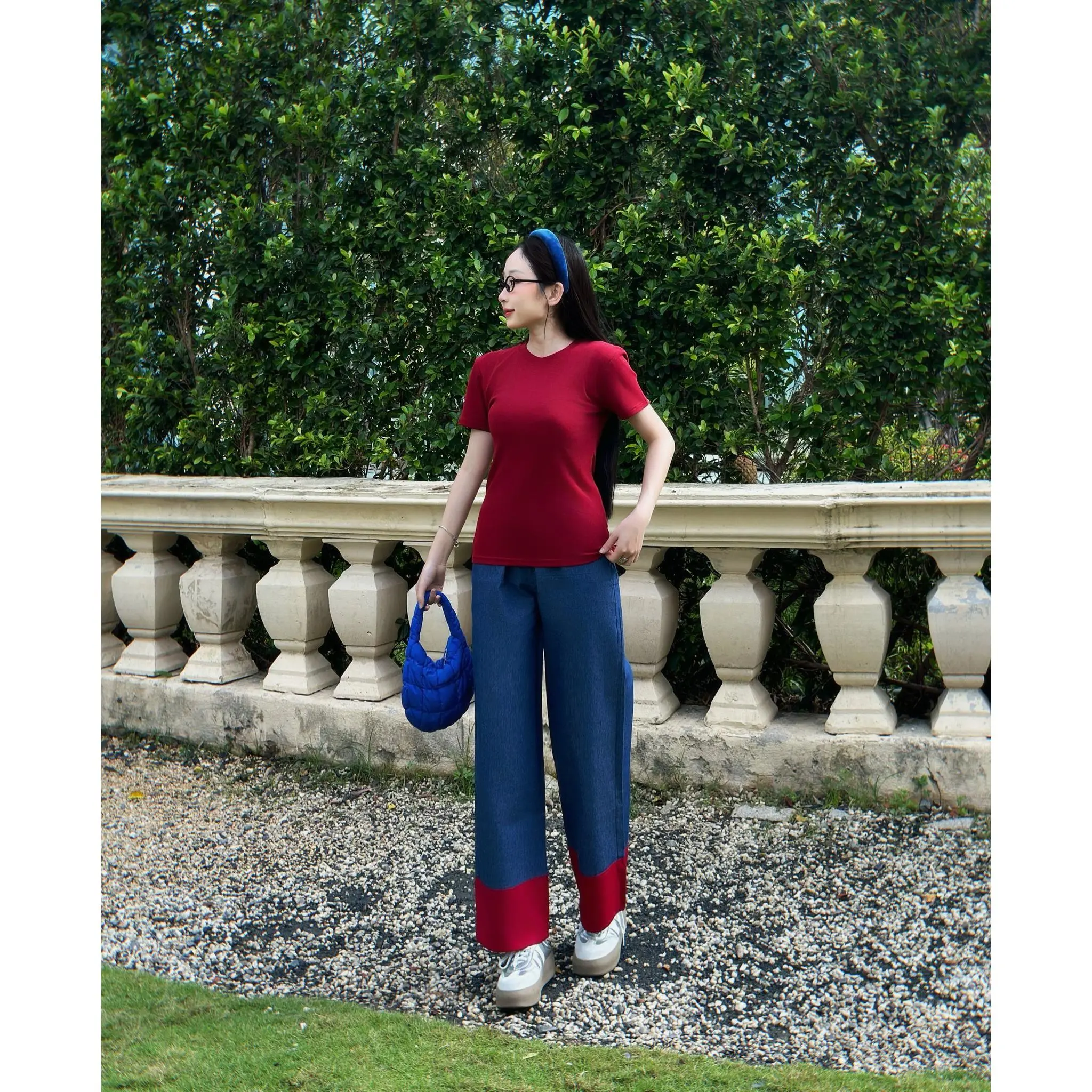 SET ÁO THUN COTTON 100% PHỐI QUẦN JEAN CẠP CHUN - MẶC ĐẸP MỖI NGÀY MP433_K7_T3_O1