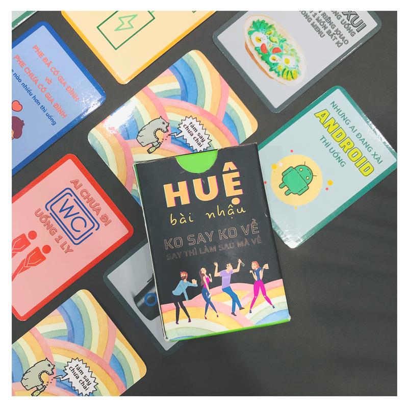 Bộ bài Huệ, Bộ Bài Huệ 2 - Still Sober 70 lá dày cứng dành cho tiệc tụ họp bạn bè, gia đình, người thân Cards Thẻ Bài