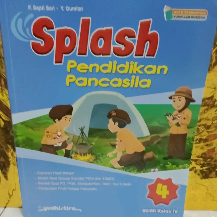 Splash Pendidikan Pancasila KurMer SD/MI KLS 4 Yudhistira