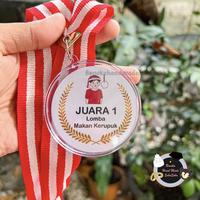 Gambar Medali Lomba 17 Agustus Spesial HUT RI Kemerdekaan Indonesia Hadiah Lomba Kejuaraan dan Penghargaan - Merah-Putih, Bubble Wrap Saja dari Bonekahandmadesukasuka Kab. Sukoharjo 1 Tokopedia