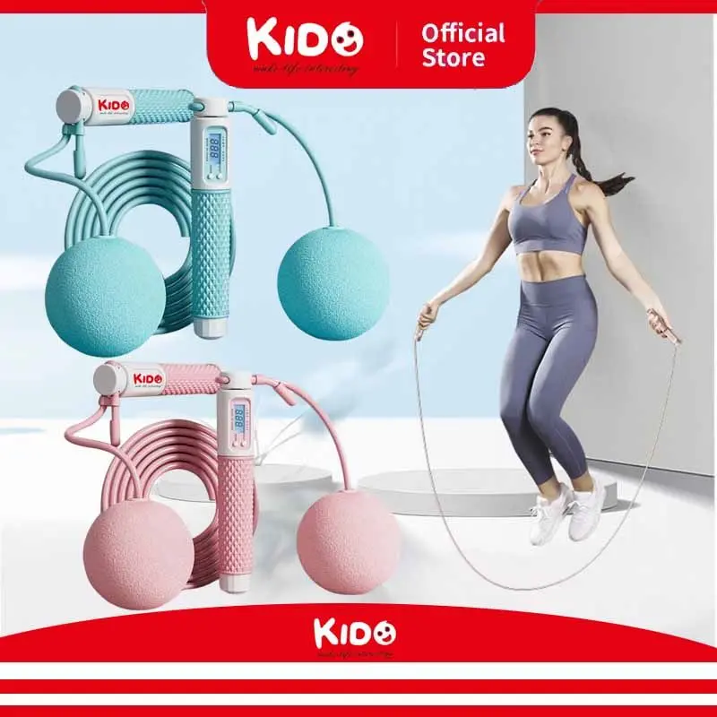 DIGITAL JUMP ROPE 2 IN 1 WITH COUNTER 113 BOLA/ LOMPAT TALI HITUNG KALORI