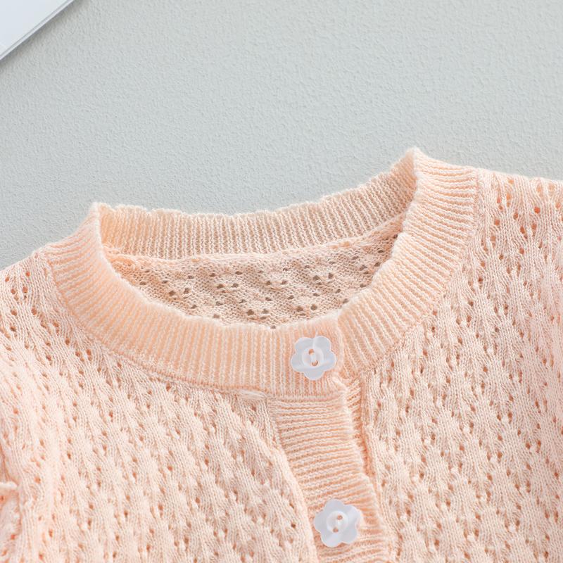 Product Introduction of Baby Girls Knit Sweater, Long Sleeve Button-down Toddler Cardigan Fall Winter Clothes for Casual Daily 39