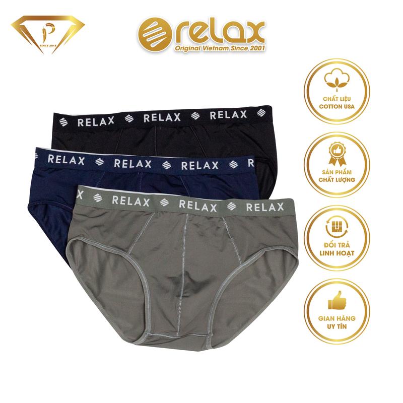 Quần Lót Relax RLTK022 thun mát thun lạnh mềm mát thoải mái Sịp Đen Nam Menswear quầnlót