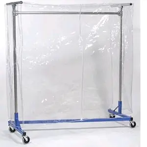 Plastik Jemuran Baju SUPER JUMBO | Cover Bahan PE Bening Transparan Penutup Pelindung Hujan Anti Air Bocor