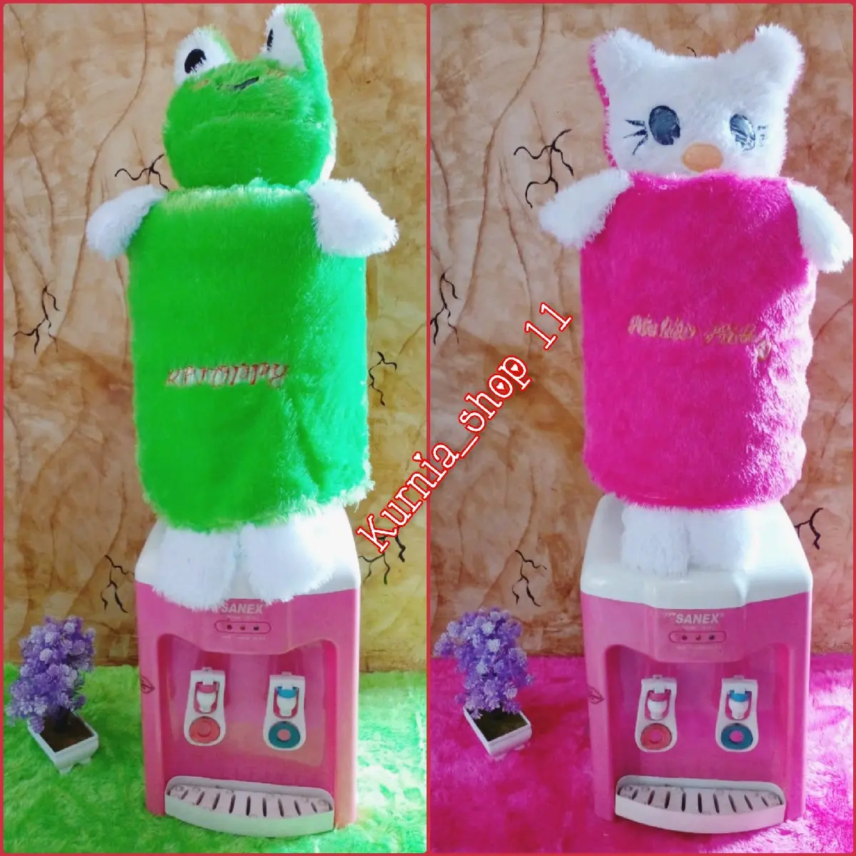 Sarung Galon Kepala Boneka Karakter Bulu Rasfur Halus dan Lembut