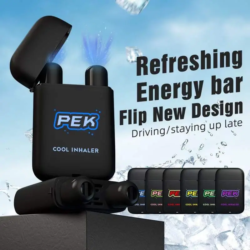 Pek Nasal Inhaler Double Hole Energy Stick Vitality Energy Stick Liver Lung ทำความสะอาด Tracheal Lung สารตกค้างจมูกดูดซ่อม