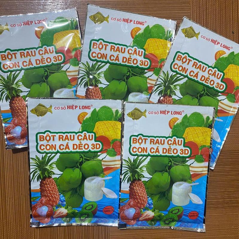 Thạch Rau Câu Con Cá Dẻo Hiệp Long (Gói 12g) – Ngọt Ngon, Dẻo Mịn 7