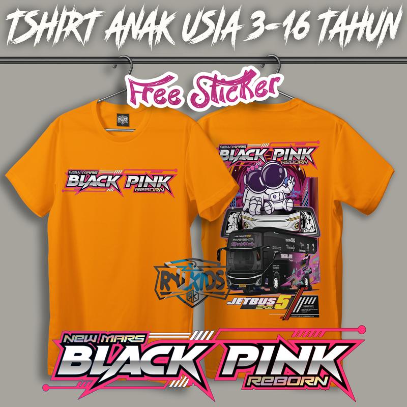 # Kaos Baju Anak Bis BL4CKP1NK jb5| FREE STICKER | Tshirt Bis Basuri | REAL PICT | COD Fashion 4