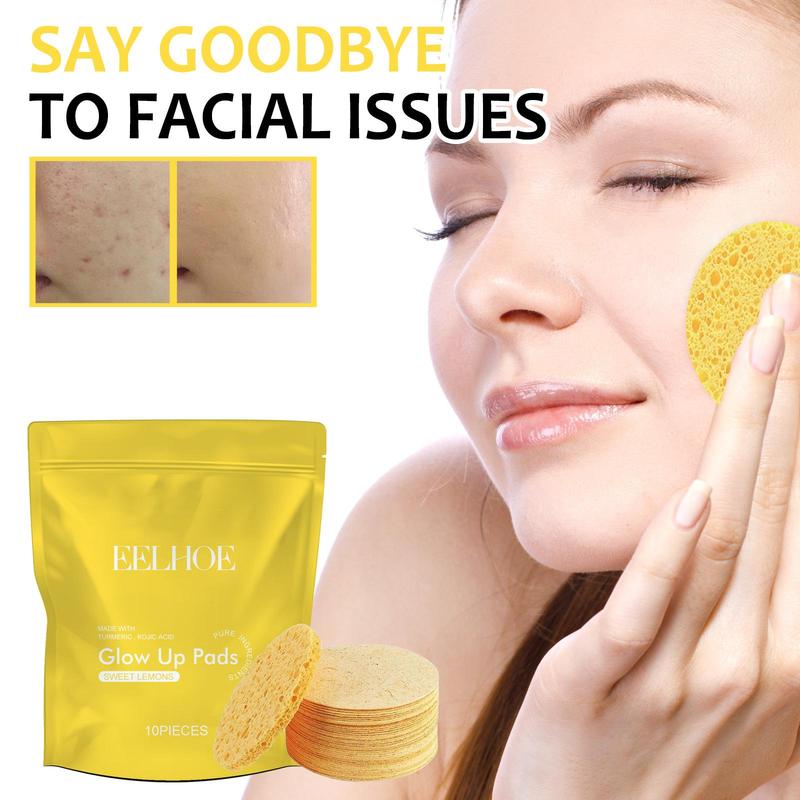 Product Introduction of Turmeric Cleansing Pad Deeply Cleanses Skin, Removes Dirt, Controls Oil and Softens Exfoliated, Tender Skin 18