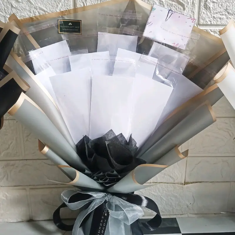Buket u4ng kosongan 10 slot free blind card(kartu ucapan kosong)+free packing kardus aman Gift bouquet 1 CO=1 BUKET 3