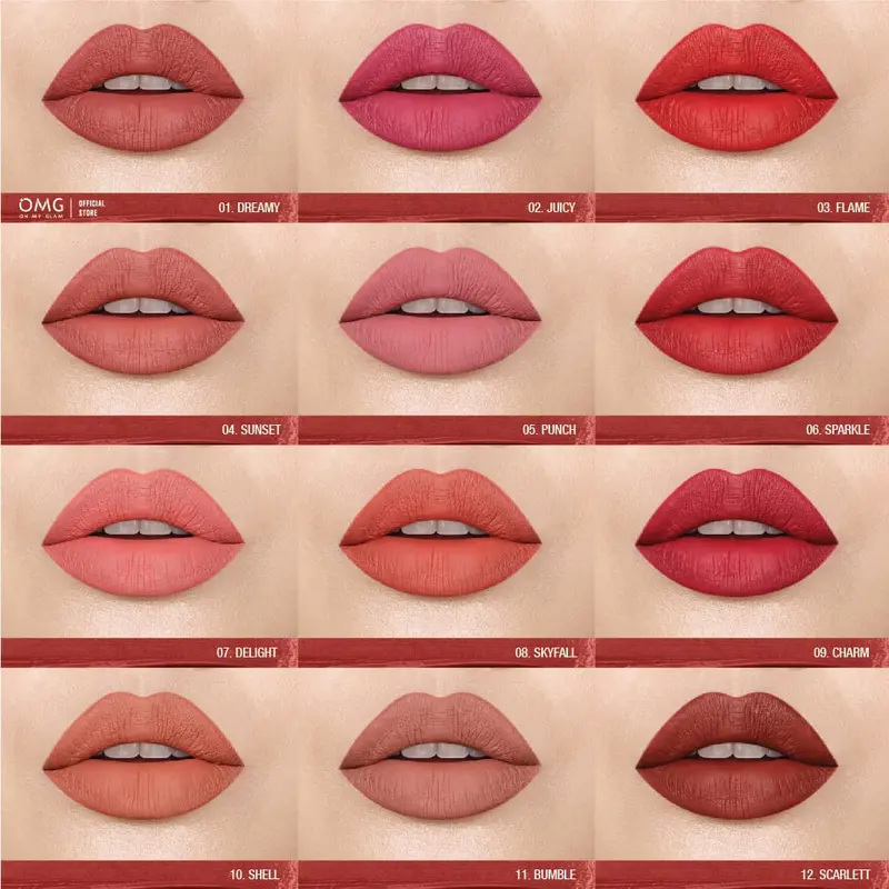OMG OH MY GLAM Matte Kiss Lip Cream 13 Latte 3.5 g 4