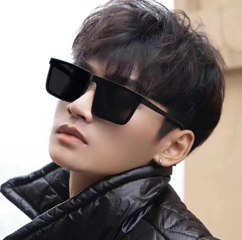 Kính Râm Nam Nữ Thời Trang 2025 Chống Tia UV400 - Gọng Acetate, Mắt Kính Men, Women - Mắt Kính V7, Đen 3