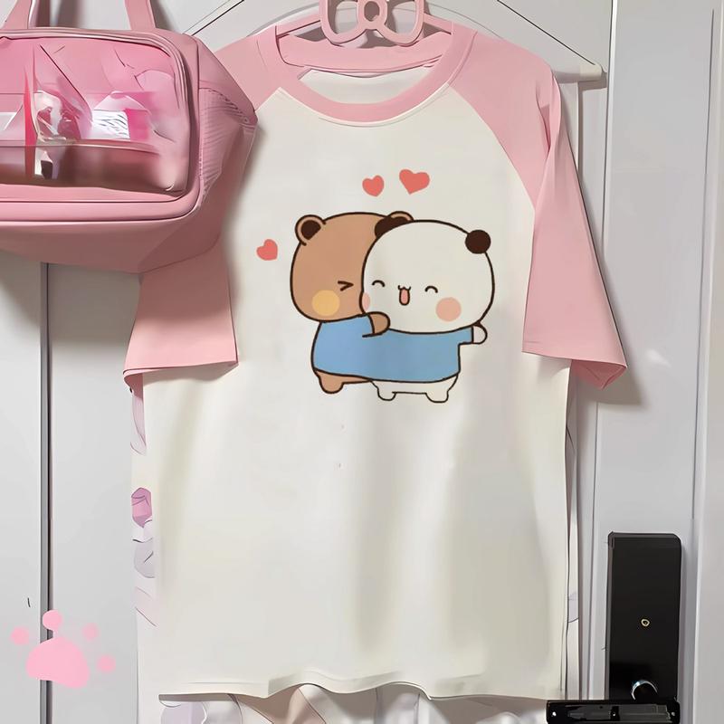 Product Introduction of Bubu And Dudu tshirt women comfortable modern style tshirt female Japanese graphic anime clothes 3
