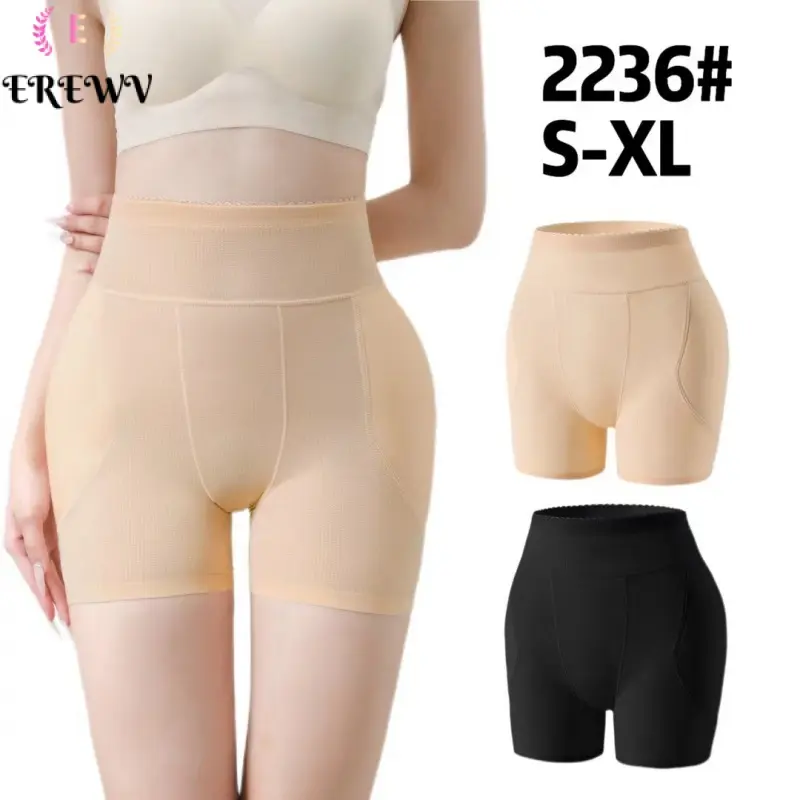 Feng Crotch Pants Fake Underwear Women'S Traceless Ventilation Wide Pad Slimming Artifact High Waist Belly Contracting Boxer Shaping Pants Shapewear Womenswear Compression Comfort Sexy