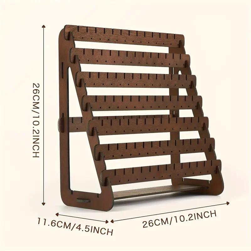 Product Introduction of Earring Display Stand, Wooden Earring Display Rack, Large Capacity Earring Storage Rack, Earring Organizer for Home & Jewelry Store 11