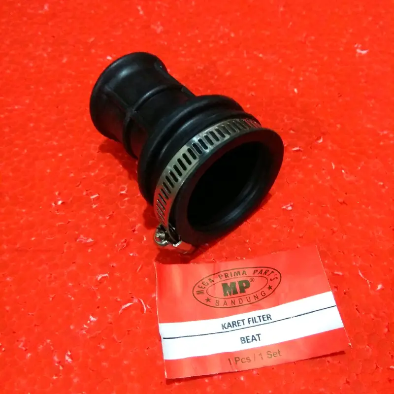 Karet Box Filter udara Plus Kleman Beat Scoopy karbu Join udara Karburator Motor 2