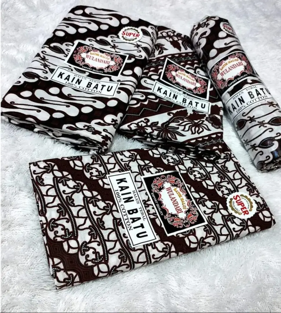 KAIN JARIK PANJANG PREMIUM WULANDARI kain samping gendongan bayi kain panjang batik putih Dewasa Kebaya jarik putih untuk nari hitam