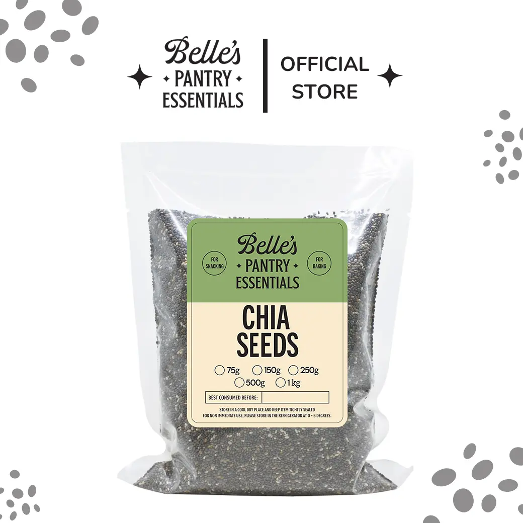 Belle's Organic Chia Seeds (75g - 1kg)