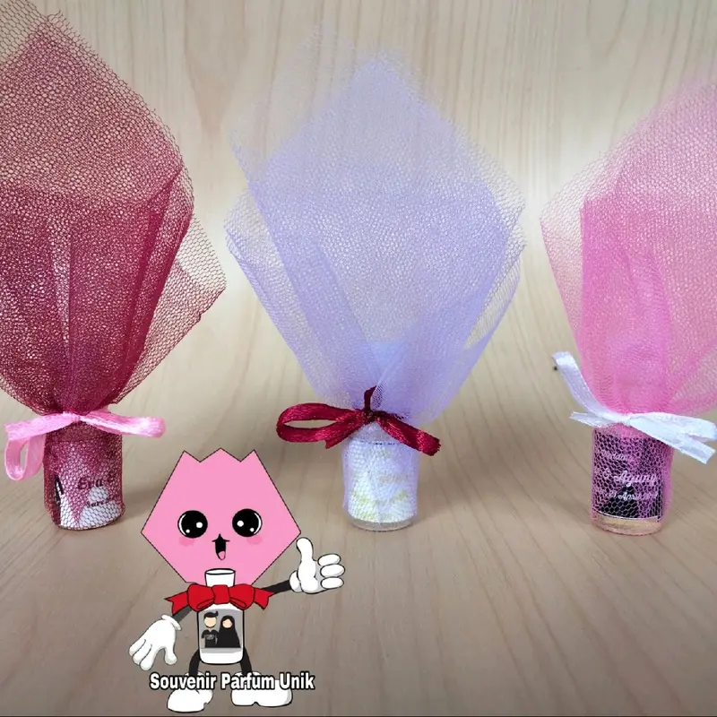 (isi 50 pcs) Souvenir sofenir sovenir sopenir pernikahan aqiqah ulang tahun khitanan dll parfum unik murah lucu botol 3ml Uniseks 2