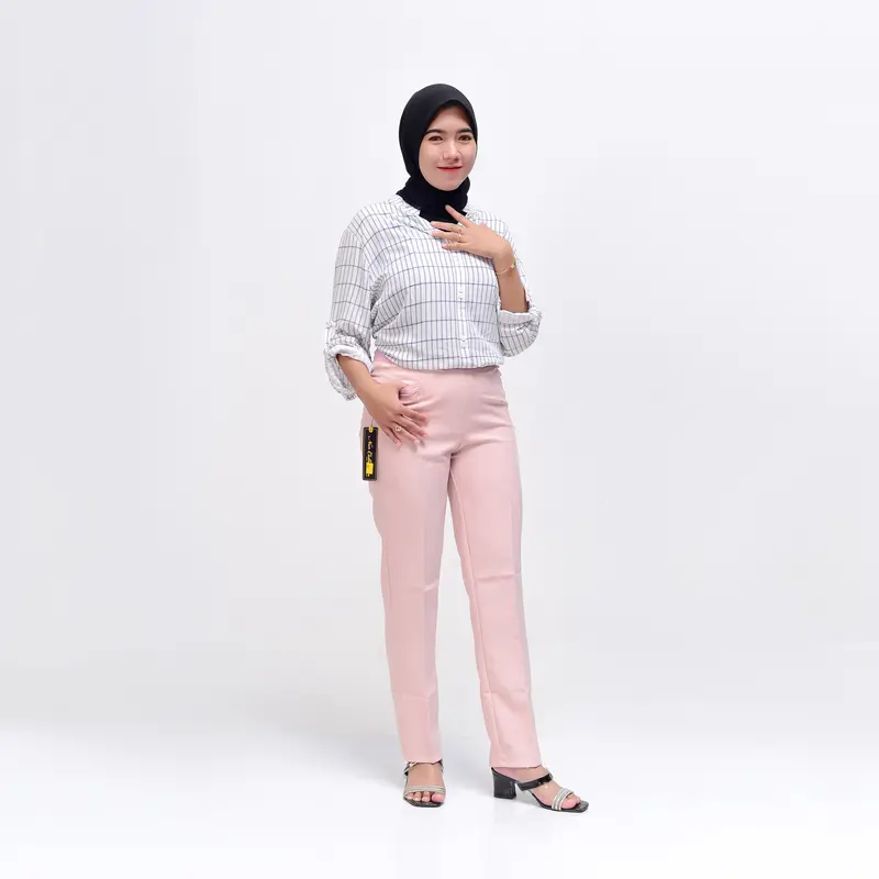 CELANA KERJA WANITA PINGGANG KARET MUAT BB 43-100kg 8