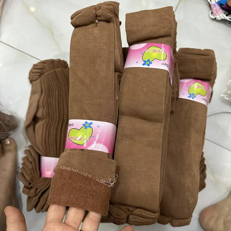 SET 5 ĐÔI Tất Vớ Nữ- tât vớ Lót Nỉ -Tất Vớ Giữ Nhiệt Nữ Có Lớp Nhung Siêu Ấm Áp Cho Mùa Đông Lạnh 1